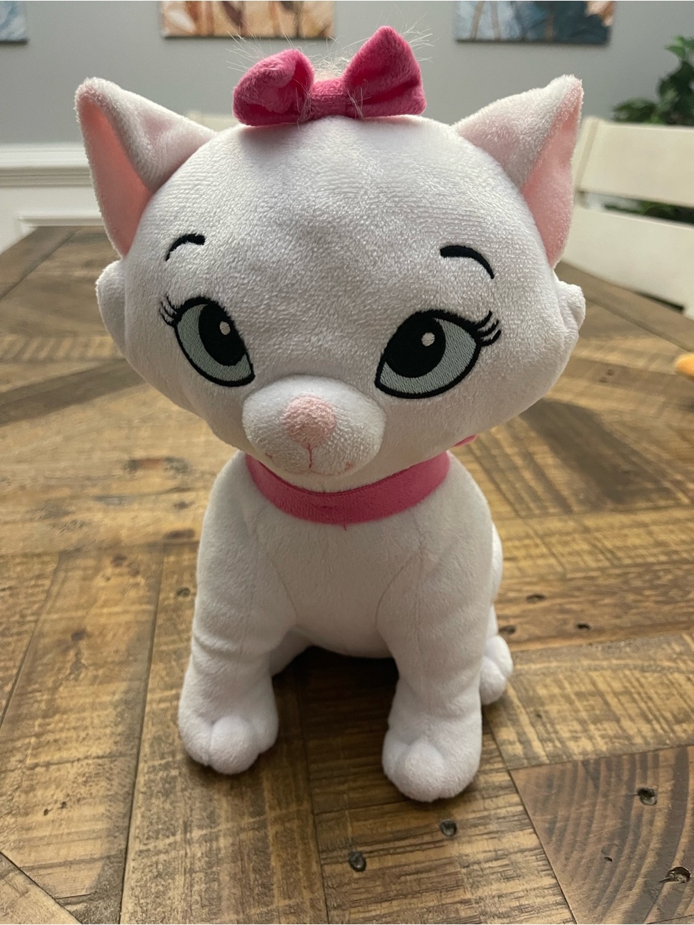 a Disney Marie plush stuffed animal from the classic film The Aristocats